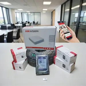 Mobile Live View Access 4 Hikvision 1080p Cameras CCTV Kit With DVR