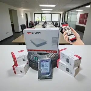 Remote Viewing 4 Hikvision 1080p 2mp CCTV Kit With DVR Cloud Storage