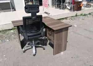 Compact L-Shape Corner Desk – Space Saving