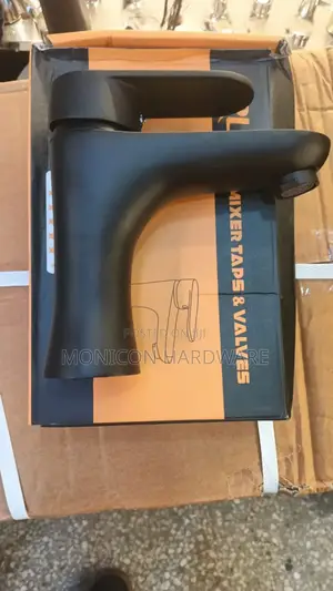 Pillar Basin Mixer (Black)