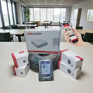 4 Hikvision Full Hd 1080p CCTV Kit With Waterproof Cameras DVR