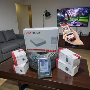 Hikvision 2mp CCTV Camera Security Kit 4-Channel DVR + 500gb Harddisk