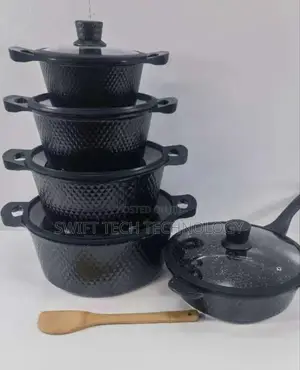 Bosch Cookware 11pcs Non Stick Sufuria With Silicone Lids
