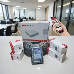 Hikvision 1080p 2mp CCTV Kit With Motion Detection and DVR Recorder
