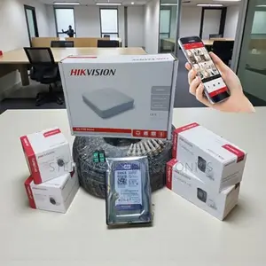 Hikvision 1080p Full Hd 2mp CCTV Kit With Waterproof Outdoor Cameras
