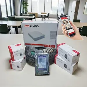 Hikvision 1080p Full Hd 4ch DVR CCTV Kit Night Vision Smart Access