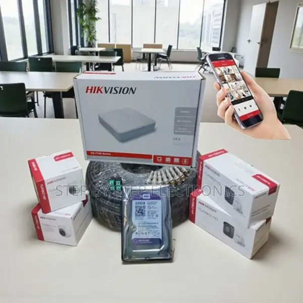 Hikvision 1080p Full Hd 4ch DVR CCTV Kit Night Vision Smart Access