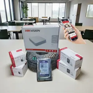 Hikvision 4 Cam 1080p DVR Kit Motion Detection Waterproof CCTV Set