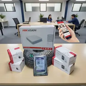 Hikvision 4 Cameras 1080p CCTV Kit With High-Clarity Image Capture