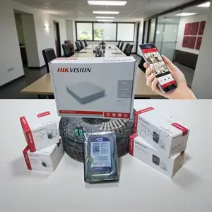 Hikvision 4 Cameras 1080p Full Hd CCTV Kit With 50m Rg59 Coaxial Cable