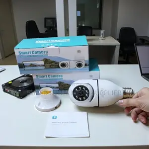 2mp Rotating Wifi Bulb Camera With Ai Detection and Cloud Backup