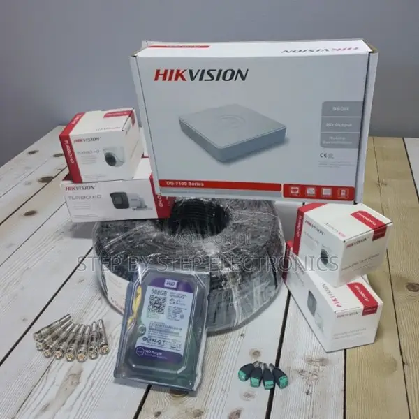4ch Hikvision 1080p Full Hd Camera Kit 1tb With Cloud Backup Support