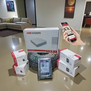 Smartphone Remote Viewing 4 Hikvision 2mp Full Hd CCTV System Kit