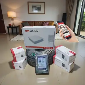 Remote Viewing 4 Hikvision 1080p 2mp CCTV Kit With DVR Cloud Storage