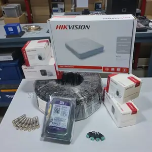 Hikvision 1080p 4ch DVR 4 Cameras CCTV Kit 1tb Harddisk Storage