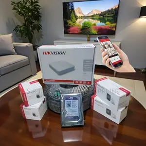 Easy Setup 4 Hikvision 1080p Full Hd 4 Camera Security Kit With DVR