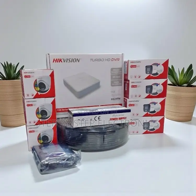 Hikvision 8 Smart Hybrid Colored Night Vision 2mp CCTV Security Kit