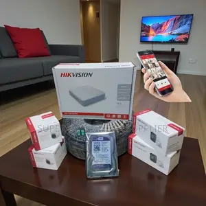 Hikvision 2mp 4 Camera CCTV Kit With DVR and Smartphone Live Streaming