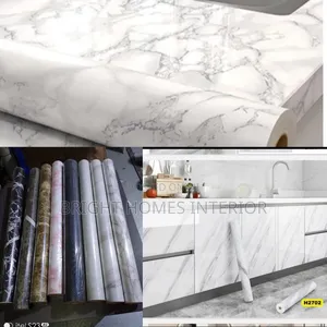 Marble Contact Paper for Kitchen Cabinets