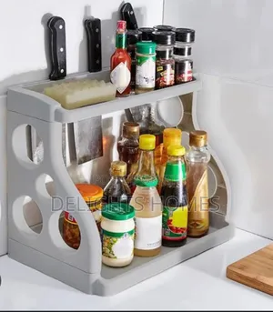 Double Layer Multifunctional Spice Rack-Pa