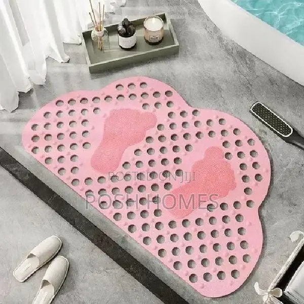 Pink Cloud Shape Anti Slip Mats