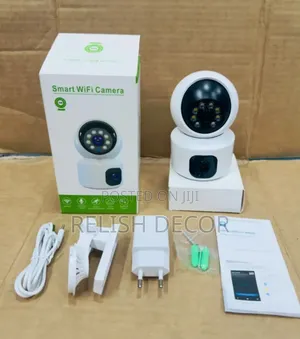 V380 Dual Lens Wifi Baby Monitor CCTV Camera