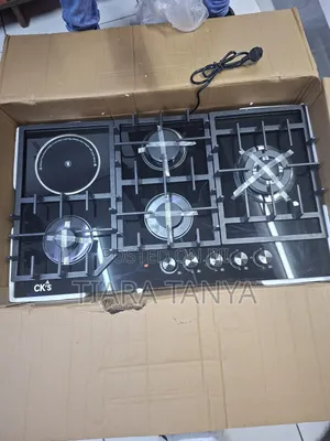 CKS 90cm 4gas (1 Wok) +1 Ceramic Plate Hob