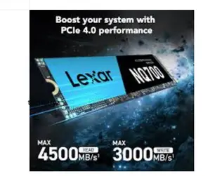 Lexar Lnq700 Internal SSD M.2 Pcie Gen 4*4 Nvme 2280 -1tb- Lnq700x001t