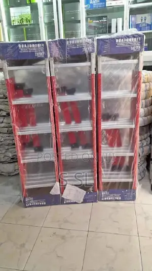 Fiber Glass Ladder Red in Color 20 Ft