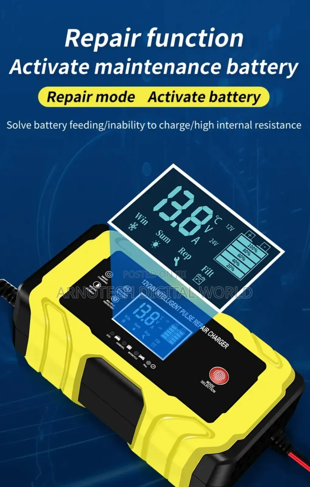 Automatic Switch 12v/24v Intelligent Charger