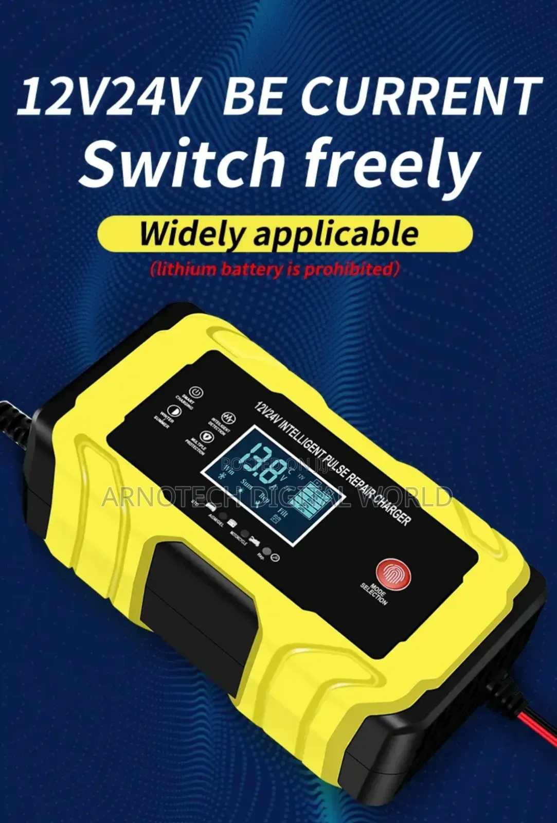 Automatic Switch 12v/24v Intelligent Charger