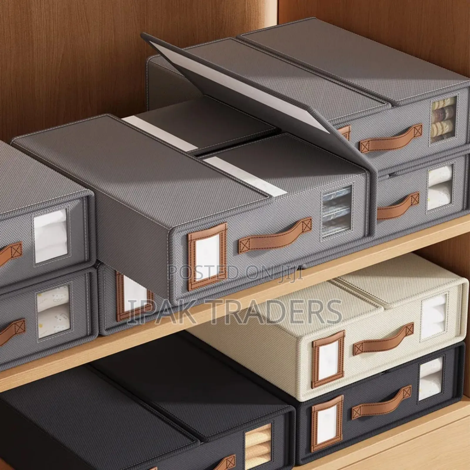 Stackable Closet Storage Organizer Box