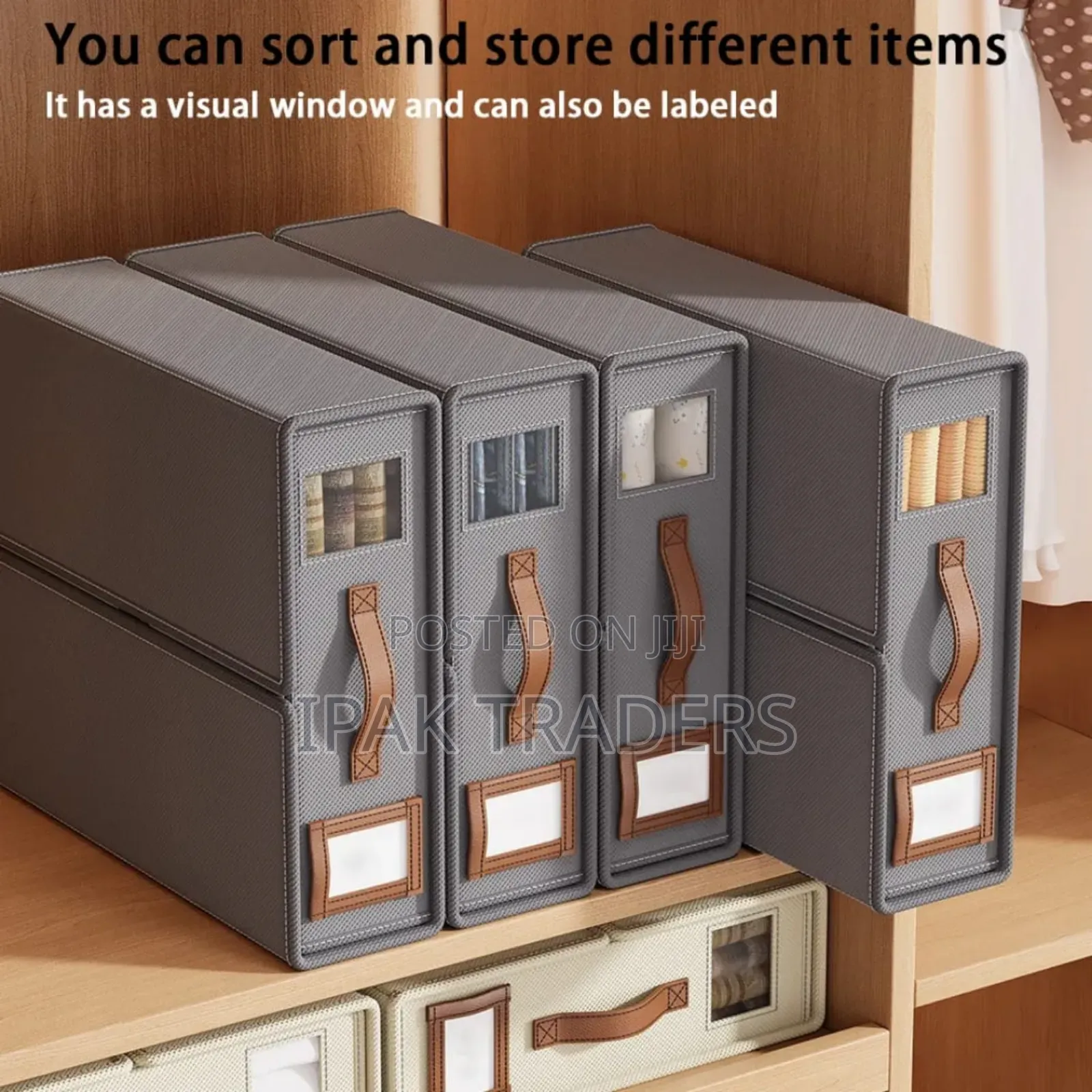 Stackable Closet Storage Organizer Box