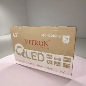 Vitron 43 Inch Qled Smart Android Frameless Tv With Bluetooth