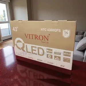 Vitron 43 Inch Qled Smart Android Frameless TV 1 Year Warranty
