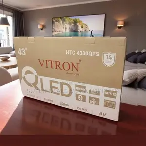 Vitron 43 Inch Qled Smart Android Led Tv With Strong Wifi Signal
