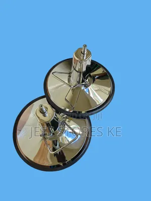 Round Silver Barber Base