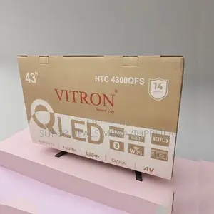Vitron 43 Inch Qled Smart Android Frameless Tv With Clear Sound