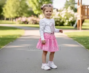 Two Piece Quality Girls Skirt Set 2-5yrs