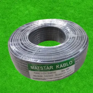 2.5mm PVC Insulated Twin and Earth Electrical Wiring Cable Flat 90m