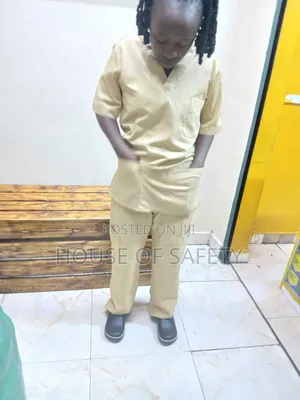 Beige Nurses Scrubs