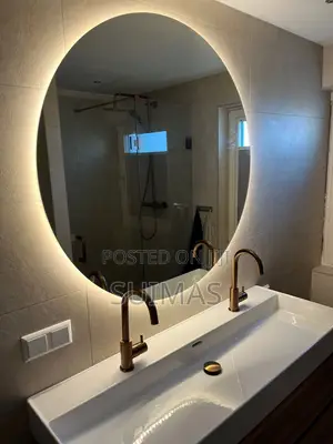 Circular Frameless Bathroom Mirrors