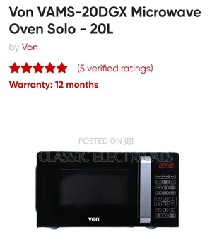 Von 20l Digital Microwave