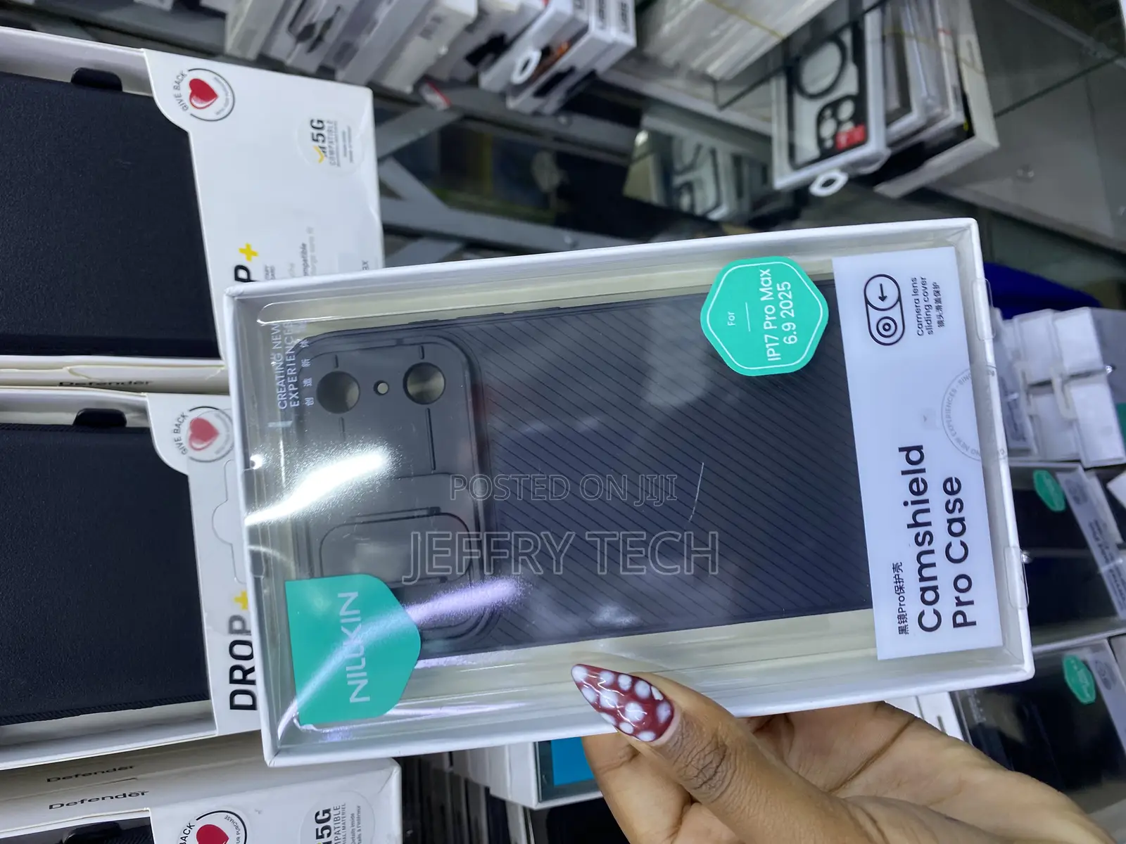Layered Nillkin Camshield Case for Apple iPhone 17 Pro Max