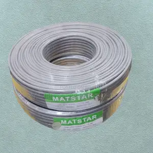Matstar 1.5mm PVC Coated Twin Earth Flat Electrical Cable 90m