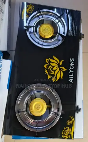 Ailyons Double Gas Cooker – High Efficiency Easy to Clean