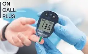 On Call Plus Meter Machine - For Blood Glucose
