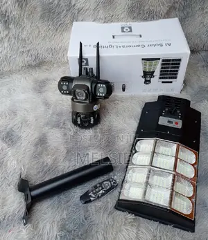 Ai Solar 2 in 1 3 Lens Security CCTV Camera Smart Ai Motion Detection