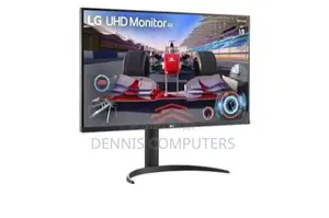 Lg 31.5" Uhd Monitor, Integrated Speakers, Black Colour
