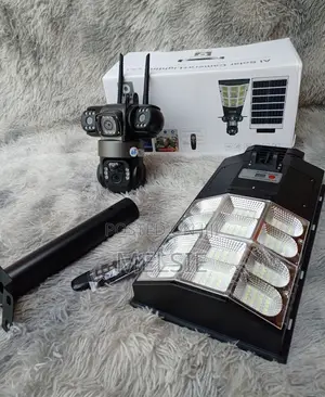 2 in 1 CCTV Security Solar Street Light